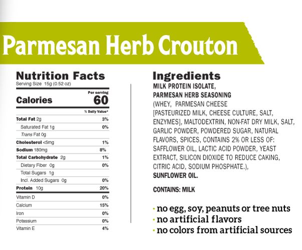 Shrewd Food Protein Croutons