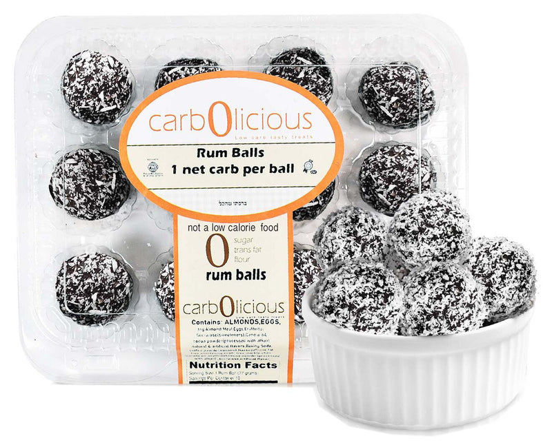 Carbolicious Low Carb Ready-to-Eat Rum Balls
