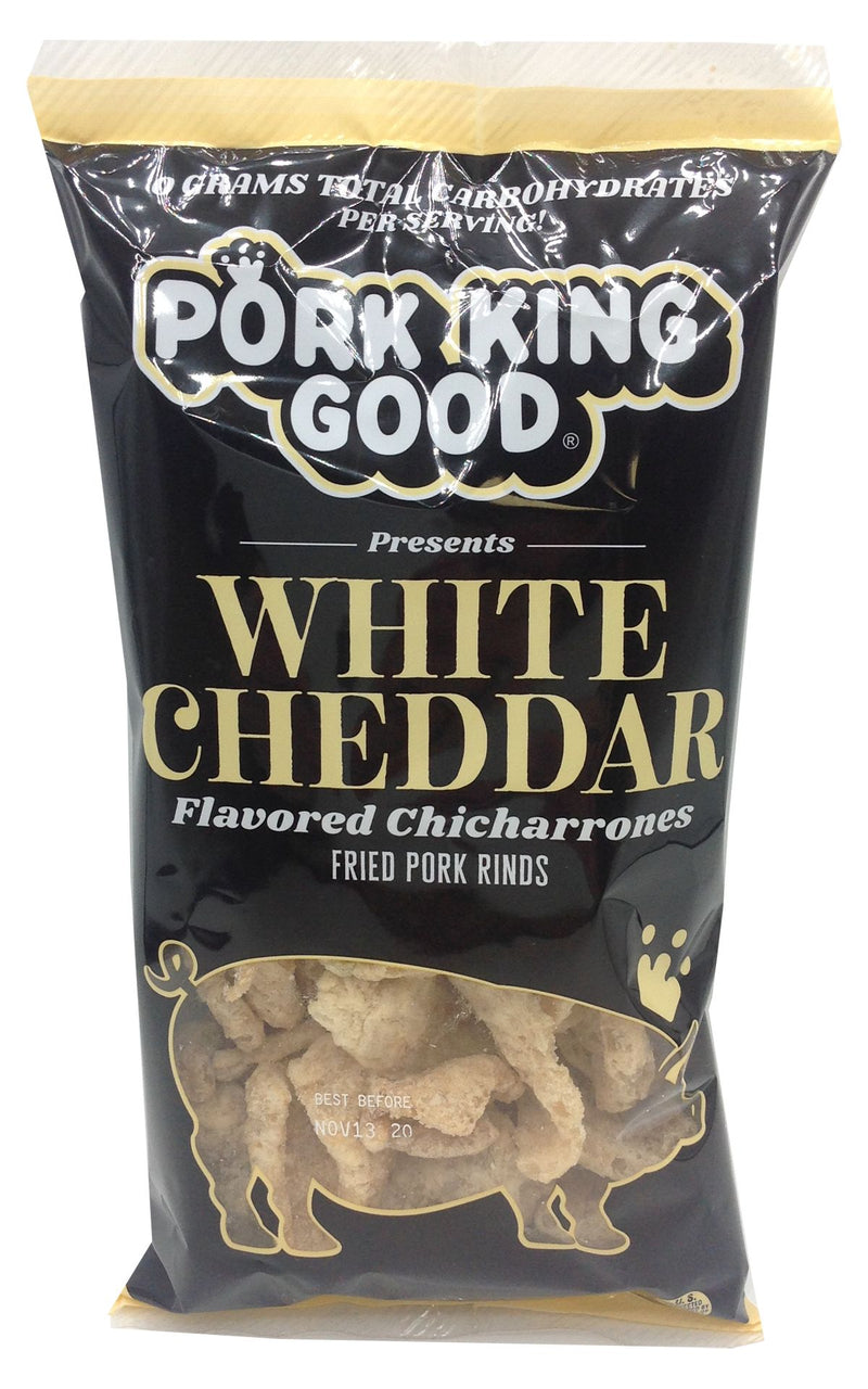 Pork King Good 1.75 oz White Cheddar Pork Rinds