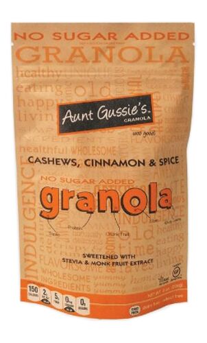 Aunt Gussie's No Sugar Added Granola 8 oz