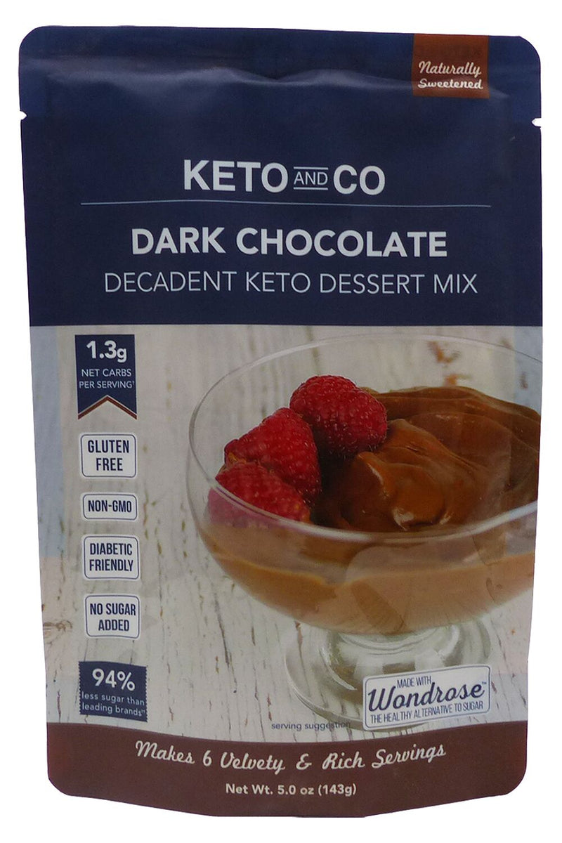 Keto and Co Decadent Keto Dessert Mix - Dark Chocolate