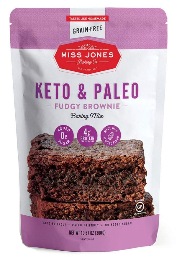 Miss Jones Baking Co. Keto & Paleo Fudgy Brownie Baking Mix 10.57 oz 