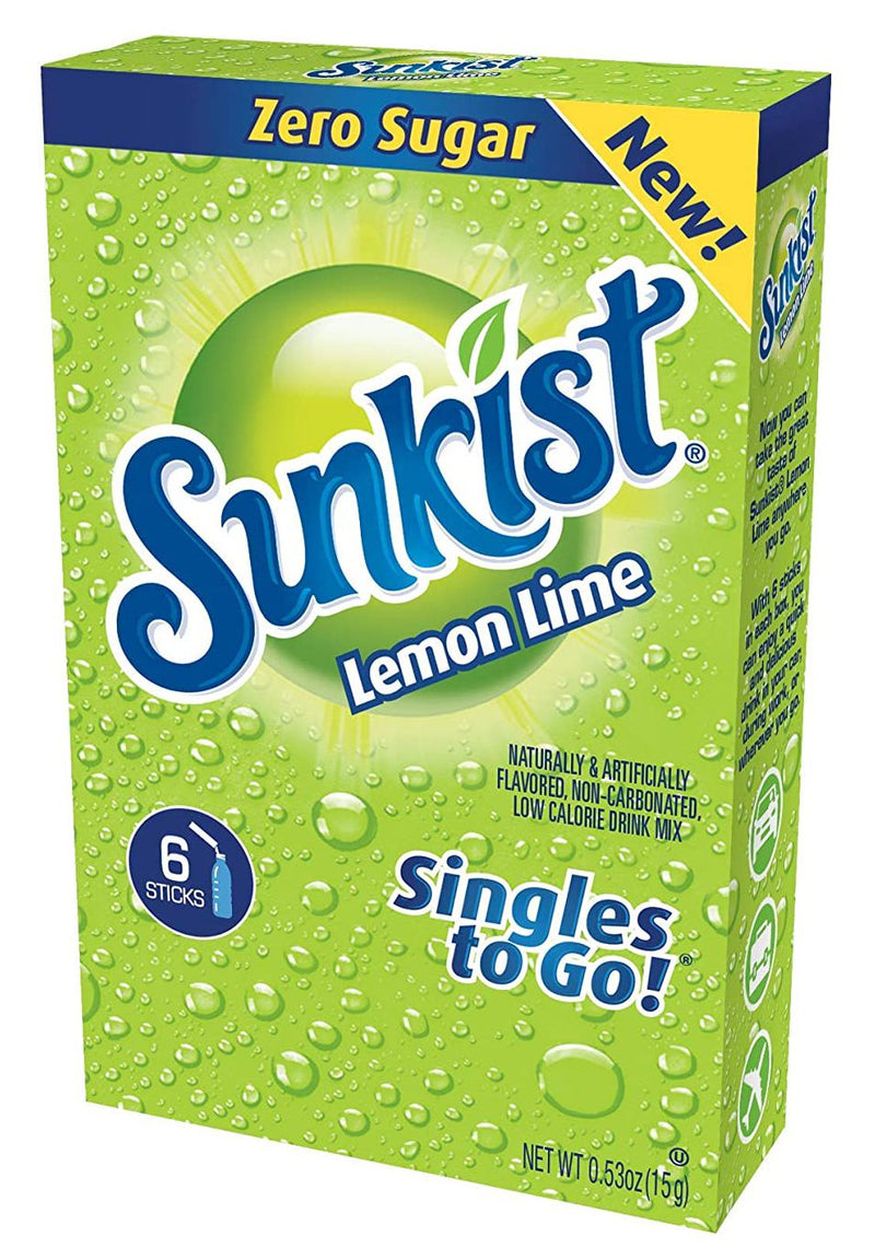 Sunkist Zero Sugar Singles-to-Go