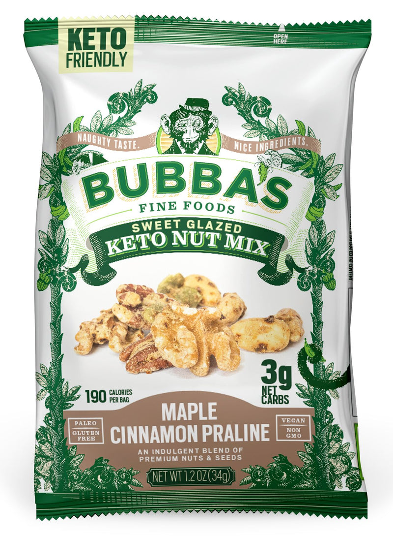 Bubba's Fine Foods Sweet Glazed Keto Nut Mix