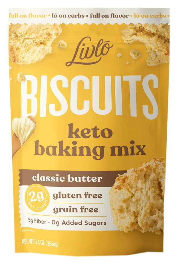Livlo Keto Biscuits Baking Mix 9.4 oz 