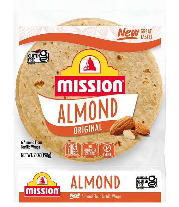 Mission Foods Almond Soft Tortillas 6 tortillas 