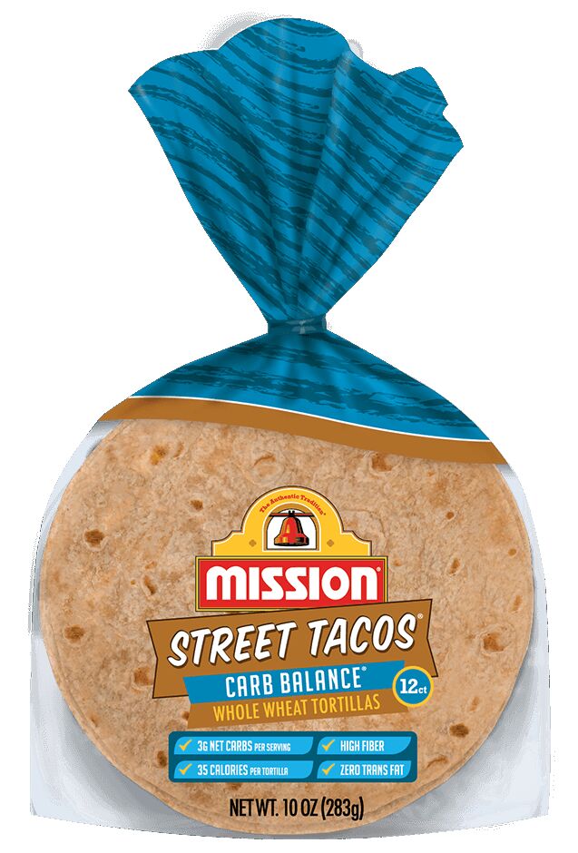 Mission Foods Carb Balance Soft Street Tacos 12 tortillas 