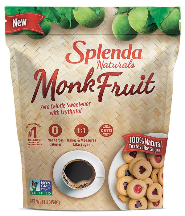 Splenda Naturals Monk Fruit 1 lb (454g) 
