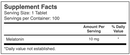 Superior Source Melatonin 10mg MicroLingual® Instant Dissolve Tablets 