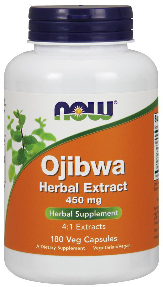 NOW Ojibwa Herbal Extract 180 veg capsules 