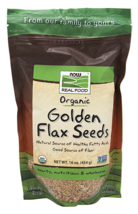NOW Flax Seeds 16 oz. 