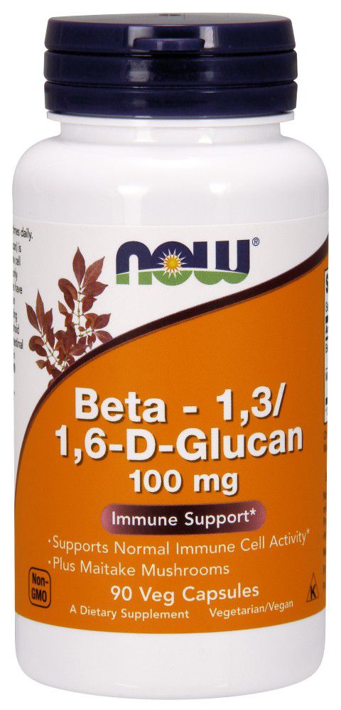 NOW Beta- 1,3/1,6 Glucan 90 veg capsules 