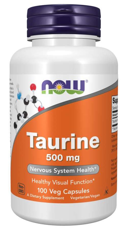 NOW Taurine 100 veg capsules 