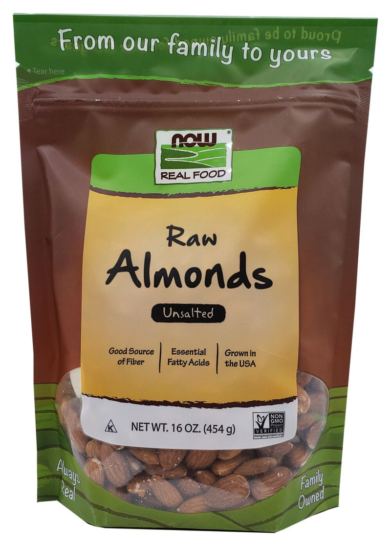 NOW Almonds 16 oz (454 g) 