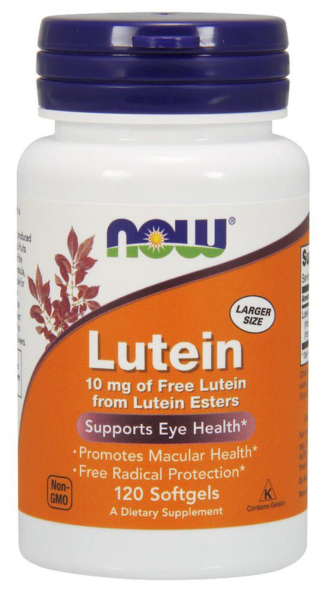 NOW Lutéine 10 mg, 120 gélules
