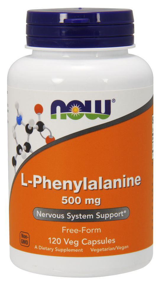 NOW L-Phenylalanine 120 veg capsules 