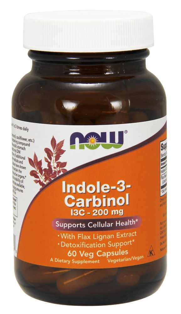 NOW Indole-3-Carbinol 60 veg capsules 