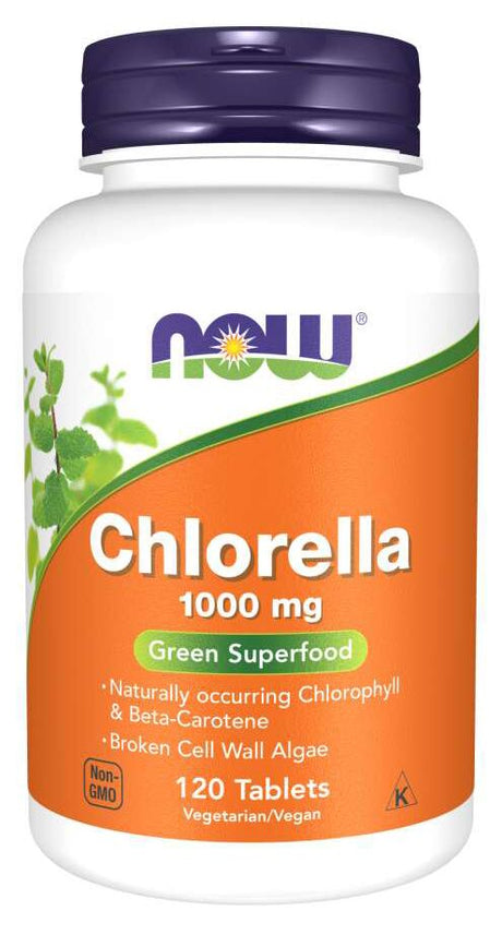 NOW Chlorella - 120 comprimés
