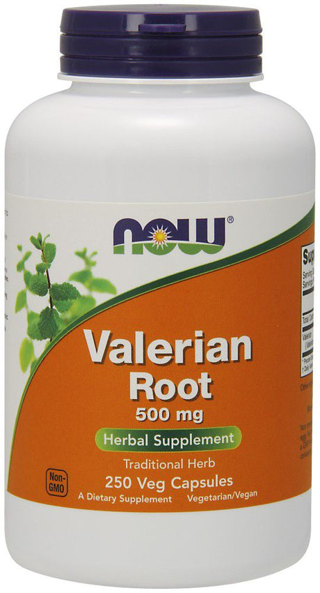 NOW Raíz de valeriana - 250 cápsulas vegetales / 500mg