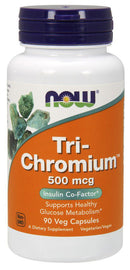 NOW Tri-Chromium with Cinnamon 90 veg capsules 