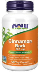 NOW Cinnamon Bark 120 capsules 