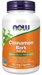 NOW Cinnamon Bark 120 capsules