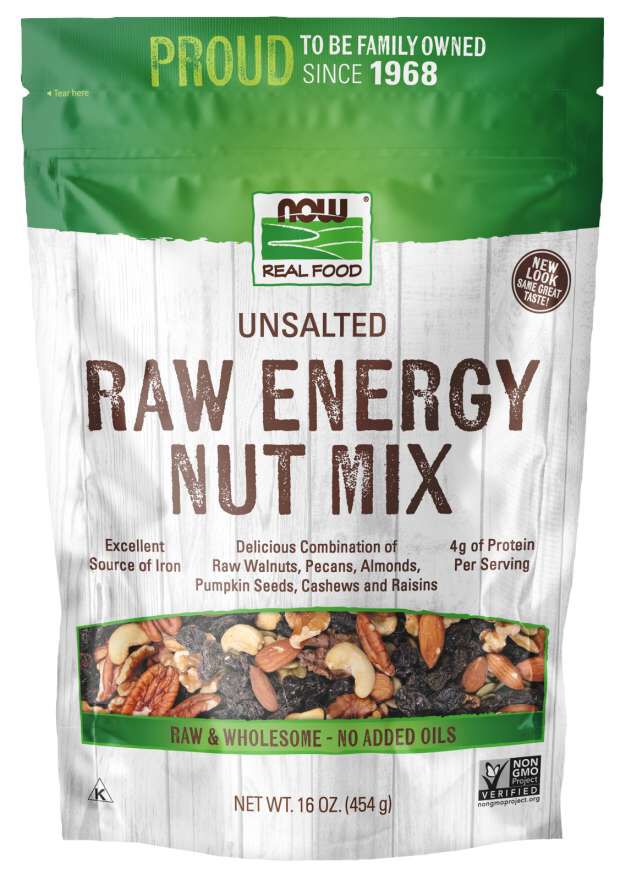 NOW Raw Energy Nut Mix 1 lb. 