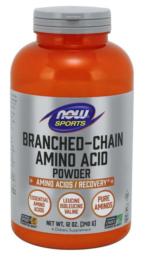 NOW Acides Aminés à Chaîne Ramifiée - Poudre de 340 g (12 oz)