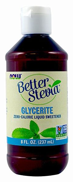 NOW Better Stevia Glycerite, alcohol-free