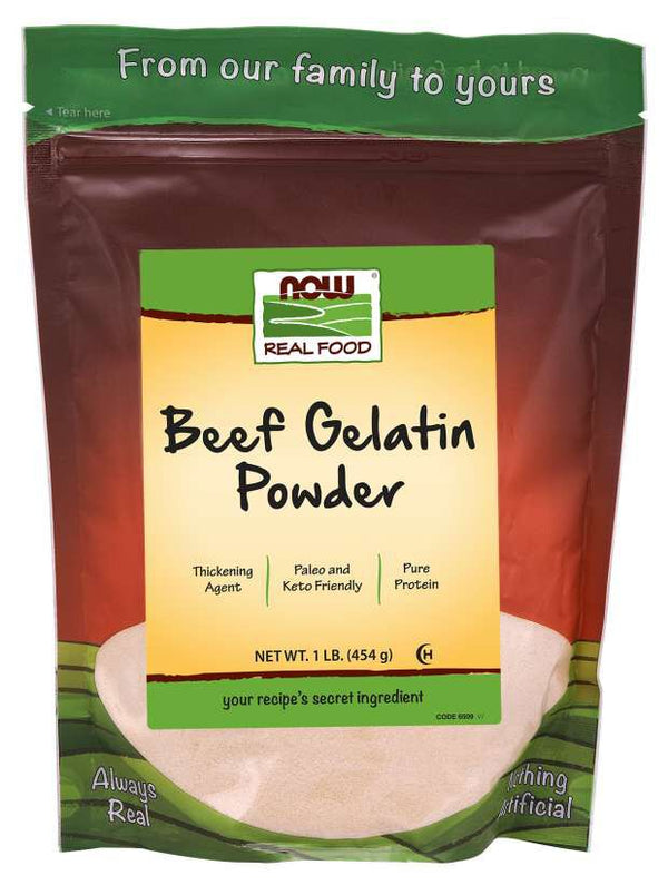 NOW Beef Gelatin Powder 1 lb. 