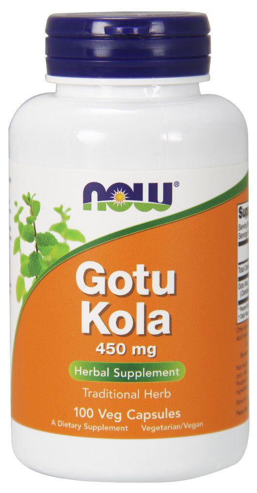 NOW Gotu Kola 100 veg capsules 