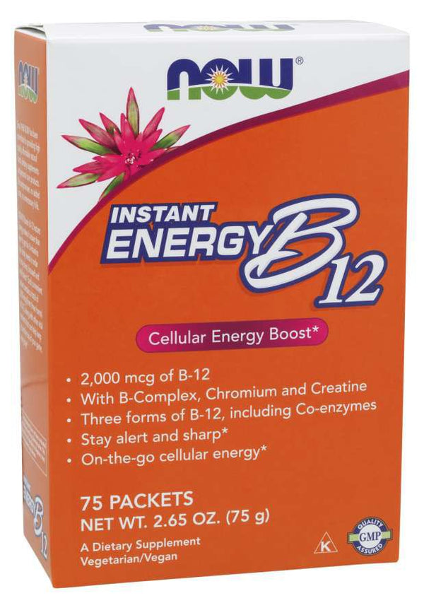 NOW Instant Energy B-12 75 packets 