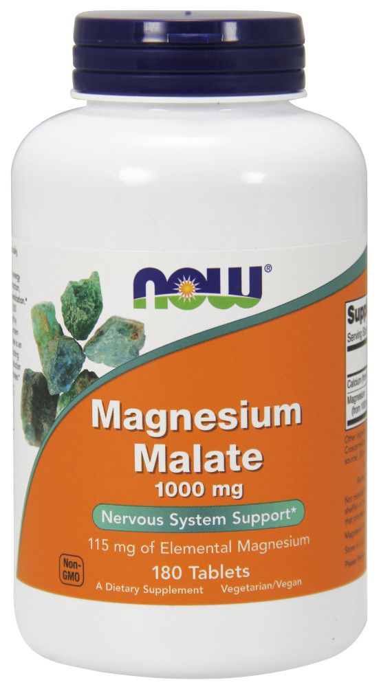 NOW Magnesium Malate 180 tablets 