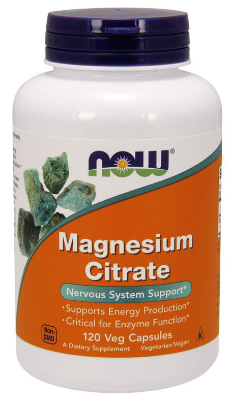 NOW Citrate de Magnésium - 120 gélules végétales