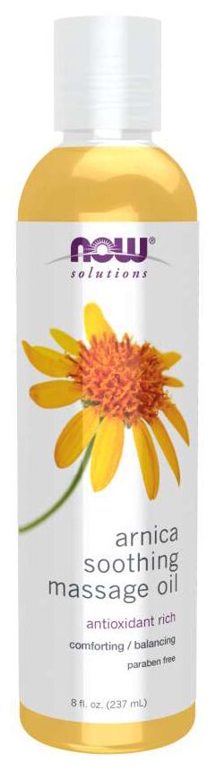 NOW Arnica Soothing Massage Oil 8 fl oz 
