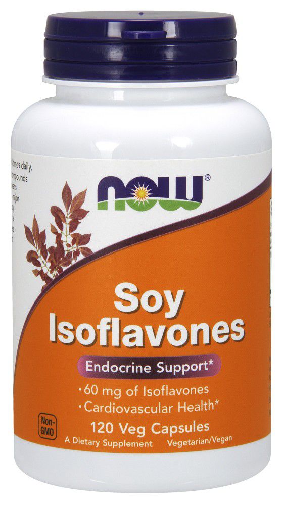 NOW Soy Isoflavones 120 veg capsules 