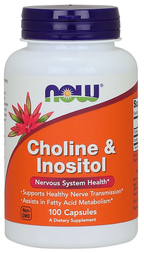 NOW Choline & Inositol 100 capsules 