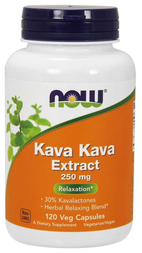 NOW Kava Kava Extract 120 veg capsules 