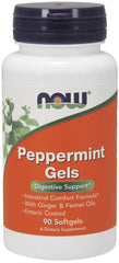 NOW Peppermint Gels 90 softgels