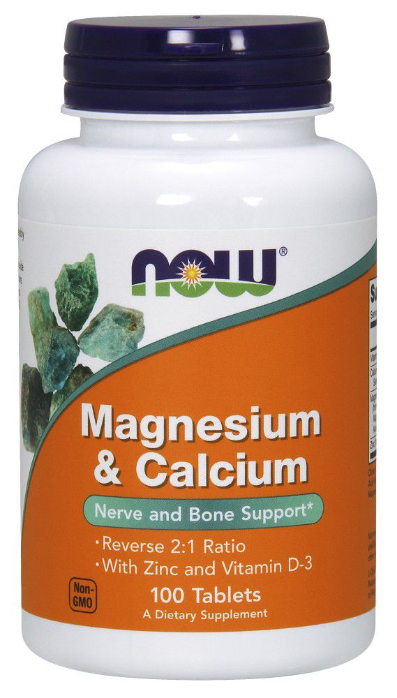 NOW Magnesium & Calcium 100 tablets 