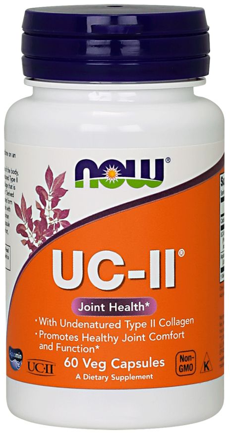 NOW UC-II, Undenatured Type II Collagen 60 veg capsules 