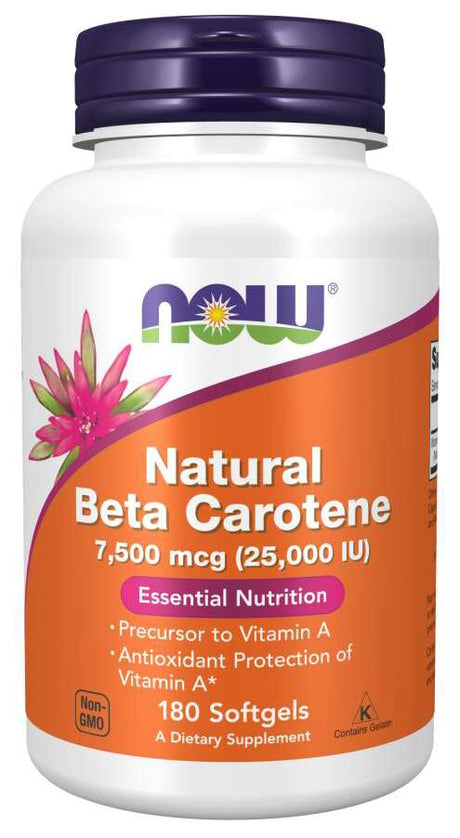NOW Beta Carotene 180 softgels 