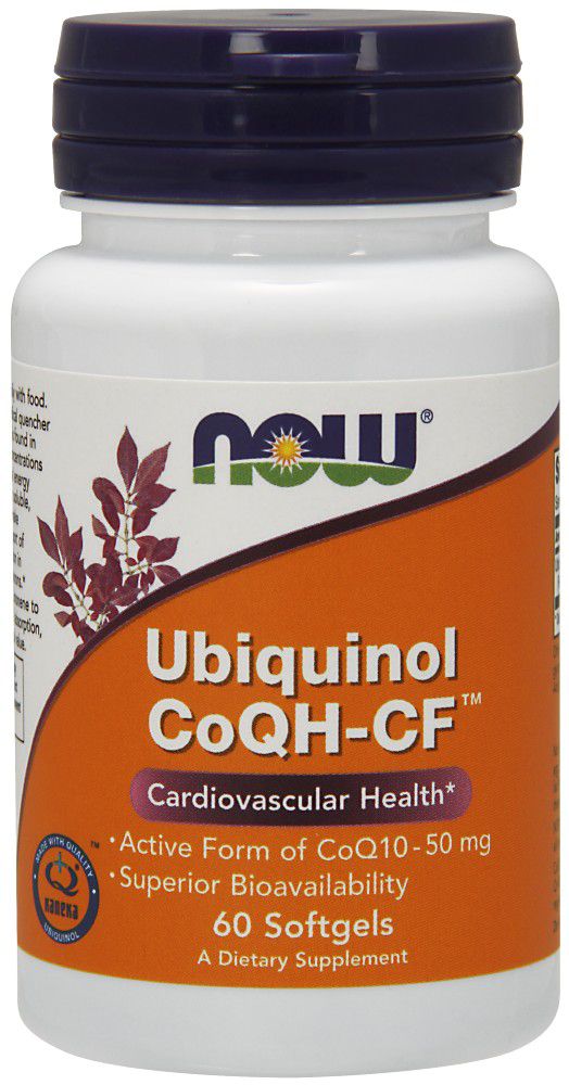 NOW Ubiquinol CoQH-CF 60 softgels 