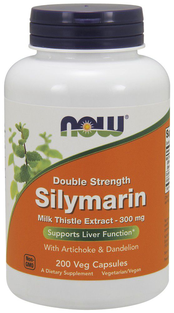 NOW Silymarin Milk Thistle Extract, Double Strength, 300 mg