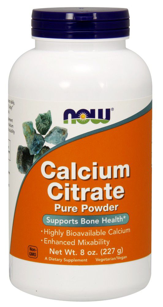 NOW Calcium Citrate Powder 8 oz 