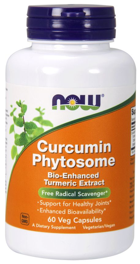 NOW Curcumin Phytosome 60 veg capsules 