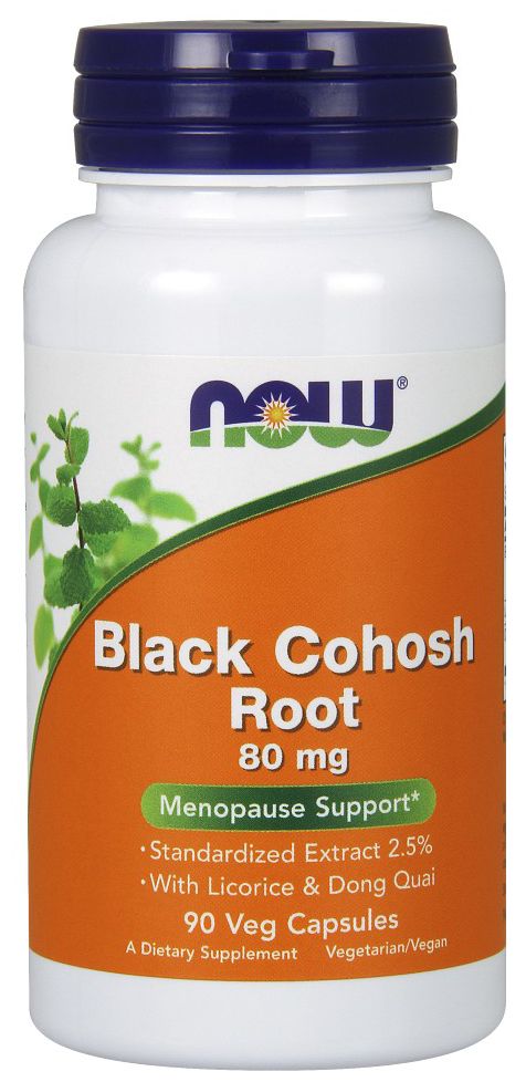 NOW Black Cohosh Root 90 veg capsules 