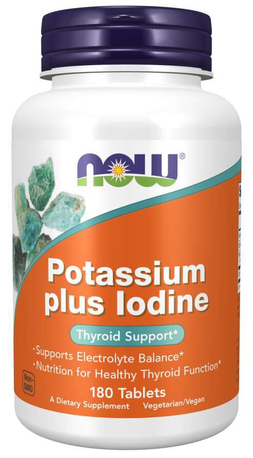 NOW Potassium plus Iodine 180 tablets 