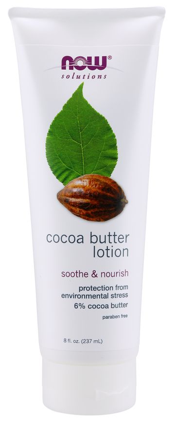 NOW Cocoa Butter Lotion 8 oz. 
