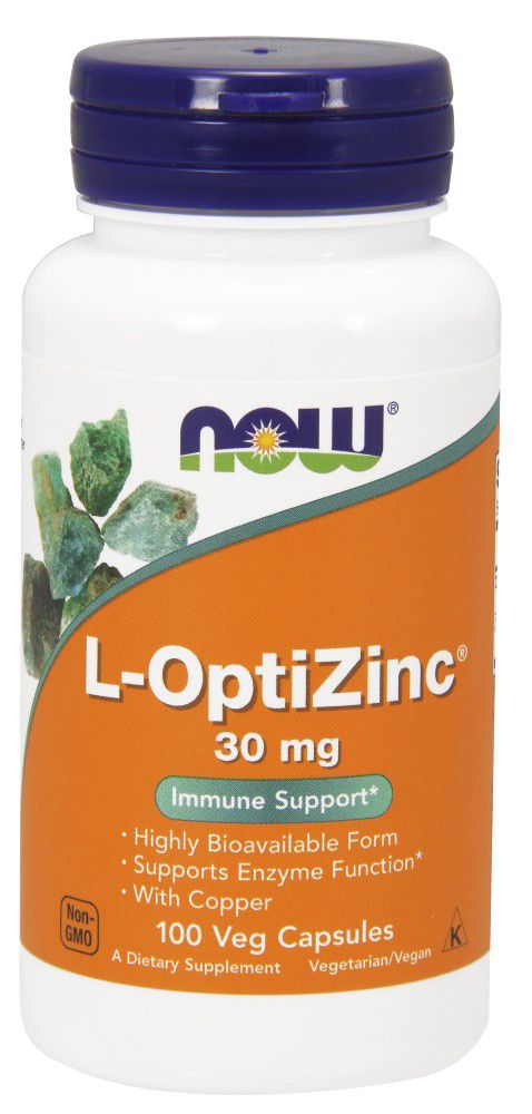 NOW L-OptiZinc 100 capsules 